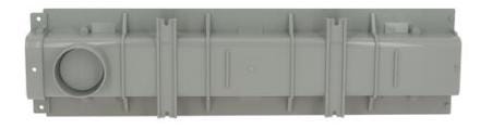 CANIVEAU BAS PVC 50CM H10CM            CAB100 NICOLL  [CAB100]