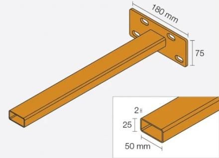 SCHLUTER-KERDI-BOARD AB CONSOLE      KBWAB450 SCHLUTER SYSTEMS  [KBWAB450] 