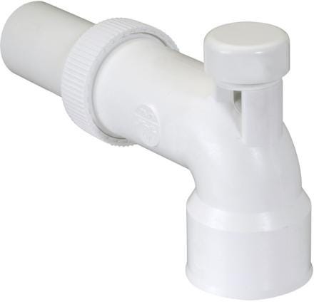 SIPHON DE LAVABO EN PVC C - Sortie coudée réglable