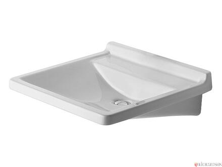STARCK 3 - Lavabo Vital Med avec plage de robinetterie - Sans trop-plein