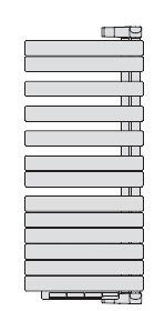 REGATE TWIST + AIR - XRR - XRL - Radiateur Sèche-serviettes - Chauffage central-Mixte par soufflerie