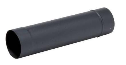 TUYAU 100CM NOIR MAT D.80+JT VITON 1MM 344861 TOLERIE EMAILLERIE NANT-SETEN  [344861]