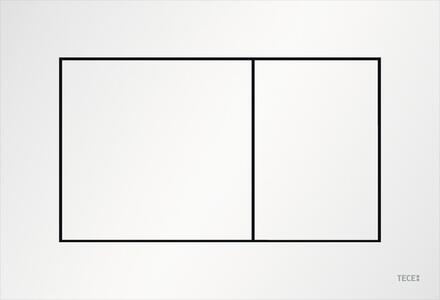 PLAQUE TECENOW BLANC MAT FLUSHINGTECH 9240417 TECE FRANCE  [9240417] 