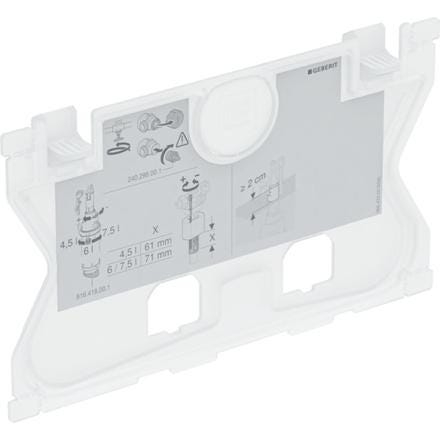 PLAQUE PROTECTION           GEBERIT 241824001 GEBERIT  [241.824.00.1]