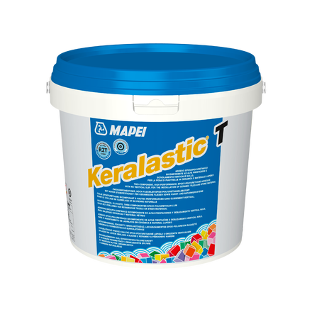 KERALASTIC T - Colle polyuréthane bi-composant pour la pose du carrelage et de la pierre