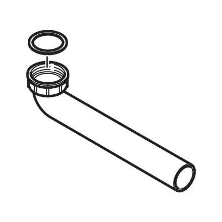 COUDE RACCORD.40 1"1/2 BLC  GEBERIT 242094111 GEBERIT  [242.094.11.1]