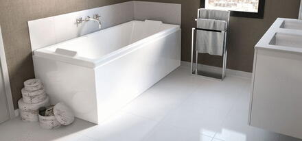 NOVALU PRO - Tablier de baignoire inoxydable