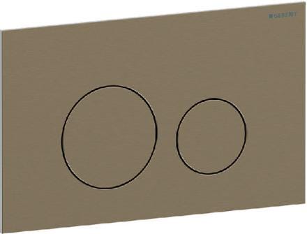 PLAQUE SIGMA40 DBLE ROUND OR RGE 115.628.QB.1 GEBERIT  [115.628.QB.1]
