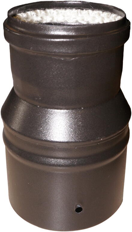 CONDUIT RIGIDE - EMAIL - SPECIAL POELE A PELLETS - Noir mat
