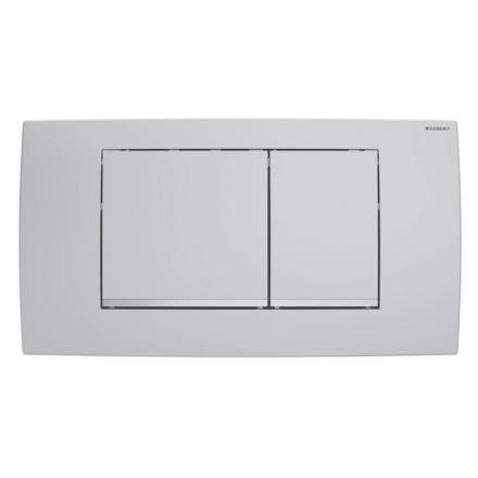 PLAQUE CDE 3/6L TWINLINE BLC/CHR 115.899.JQ.1 GEBERIT  [115.899.JQ.1]