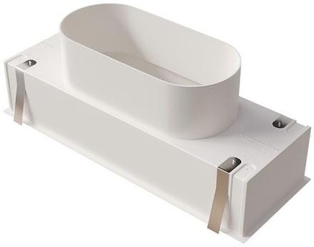 PLENUM EN ABS - Pour grille de soufflage