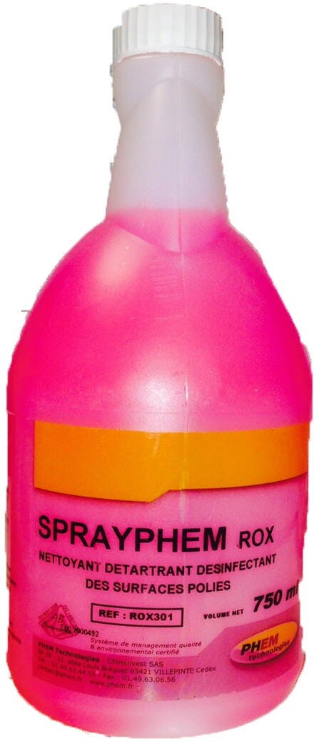 SPRAYPHEM - Nettoyant désinfectant parfumé pour blocs sanitaires