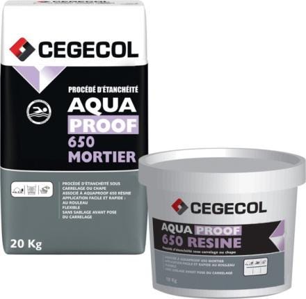 SYSTEME AQUAPROOF 650 - Procédé d'étanchéité sous carrelage ou chape