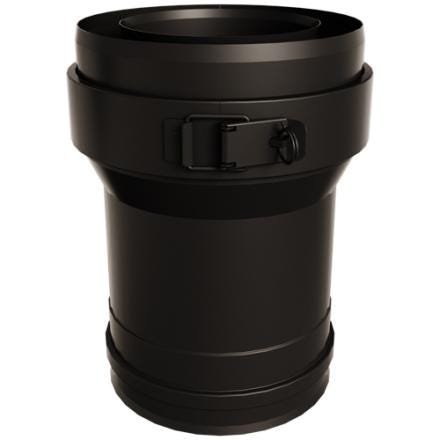 REDUC NOIR  100/150-080/130 PGI 37100618/9030 POUJOULAT  [37100618/9030]