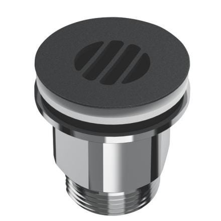 BONDE HYGIENA NOIR MAT A GRILLE INOX   6110BK DELABIE G ET J  [6110BK]
