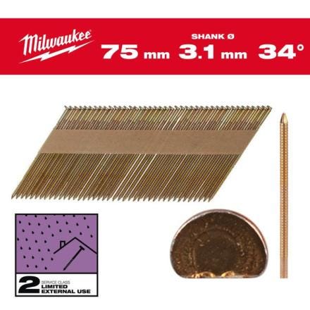CLOUS RS GALVA 3,1/75MM  BTE 2200  4932492610 TECHTRONIC INDUSTRIES FRANCE  [4932492610]