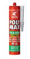 POLY MAX® FIX & SEAL EXPRESS - Colle de montage et mastic d’étanchéité sans solvants - Séchage rapide