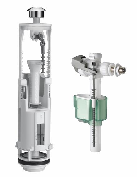 OPTIMA S - Mécanisme de chasse double volume compact à étrier