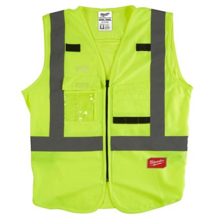 GILET HAUTE VISIBIL.JAUNE 2XL/3XL  4932471891 TECHTRONIC INDUSTRIES FRANCE  [4932471891]