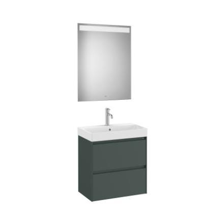 PACK MEUB 2TR 60CM VERT MAT/MIROIR A851700513 ROCA SANITAIRE  [A851700513]