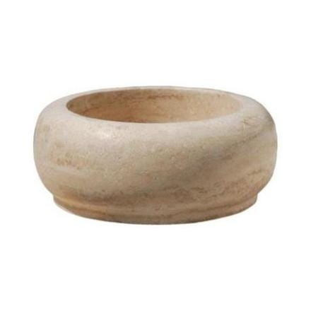 VASQUE EN PIERRE RONDE 42 H15 CM SABLE UR2205 ONDYNA  [UR2205] 