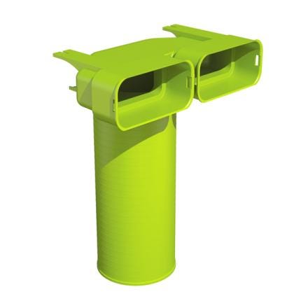 RACCORDEMENT 90 AIR EXC.AE55SC 125     188150 UBBINK  [188150]