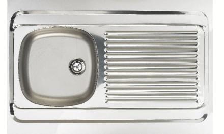 EVIER A POSER REVERSIBLE - LAVELLI - Inox lisse 18/10