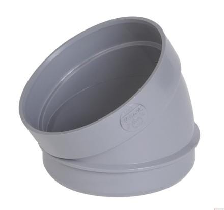 SECTEUR DE COUDE 30 MF D160 GRIS          SZ3 NICOLL  [SZ3]