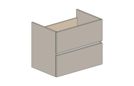 MEUBLE S/PLAN EAZY26 2T 70CM GRIS CL.  RC0234