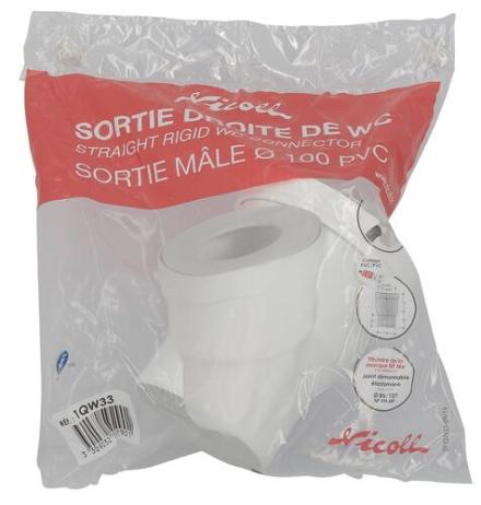 RACCORD POUR WC EN PVC - Raccord à coller