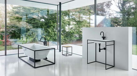 BETTELUX SHAPE - Baignoire îlot sur cadre acier