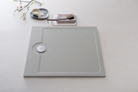 LATITUDE - Receveur carré ultraplat à encastrer