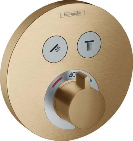 SET FINIT BD THERM SHOWSELECT BRONZE 15743140 HANSGROHE