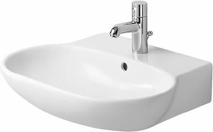 FOSTER - Lavabo avec trop-plein et plage de robinetterie