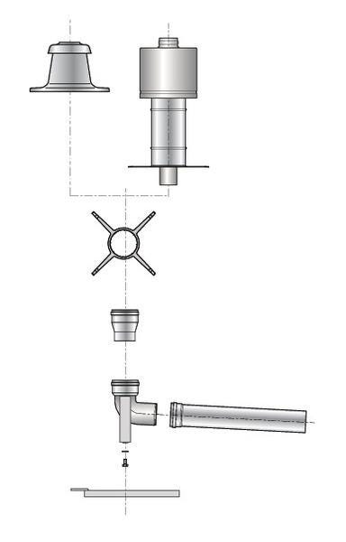 RACCORDEMENT CHAUD.PPS80-KIT1-DY717  84887717 DE DIETRICH EQUIP THERMIQU BDR  [84887717]