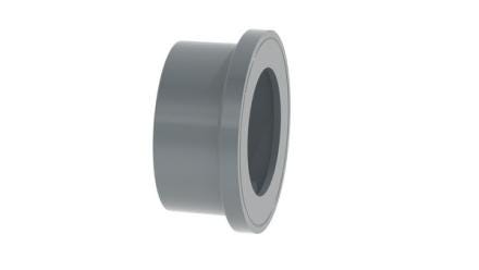RACCORD A COLLER PVC-U METRIQUE - Collet combiné - Face striée et plate
