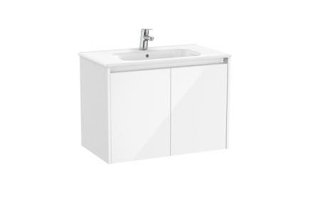 MEUBLE UNIK 2P. 80CM BLC BRILL.    A851774806