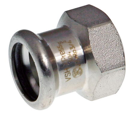 RACCORD DROIT FF 22XRP1/2" XPR.304  123460455 VSH FITTINGS B.V AIPS  [123460455] 