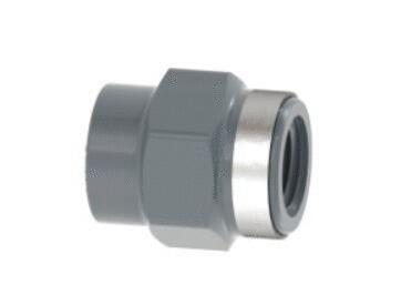 MANCHON A COLLER / A VISSER PVC-U METRIQUE G - Manchon d'adaptation pour manomètre