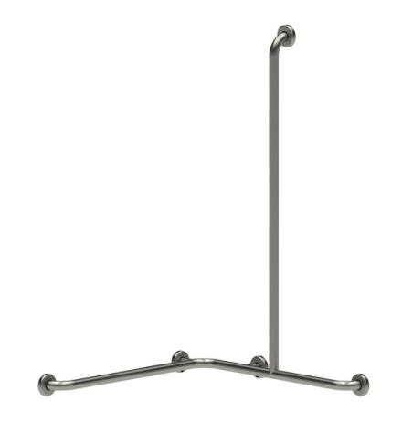 BARRE ANGLE DROITE +BARRE VERT. EN T    60335 PRESTO LES ROBINETS  [60335]