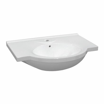PRIMA - Plan de toilette semi-encastré autoportant