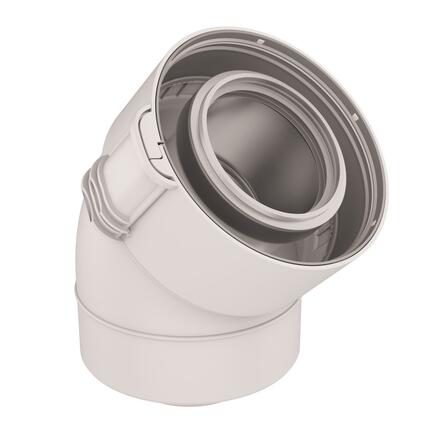 ROLUX CONDENSATION CONCENTRIQUE - Coude 45° - PPTL/PVC