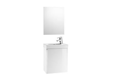 MEUBLE LM+MIR.MINI 45CM BL.BR.ROCA A855865806 ROCA SANITAIRE  [A855865806] 
