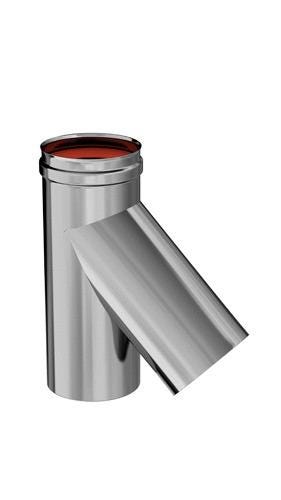 TE A 135 INOX 316 CONDENS 130+JOINT    105130 TOLERIE EMAILLERIE NANT-SETEN  [105130]