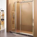 BORA FIDJI - Porte pivotante 70 cm 1 volet et paroi fixe 45 cm