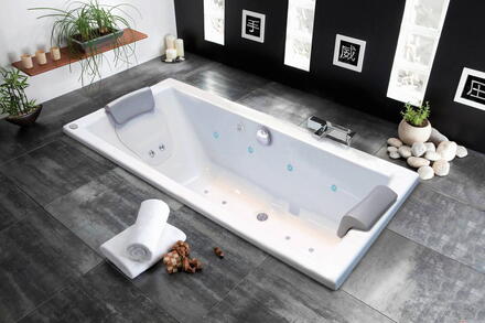 QUADRA - Baignoire droite en Toplax