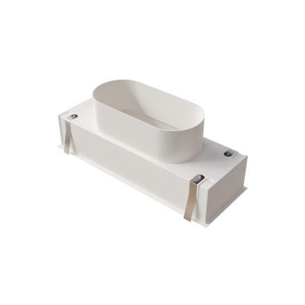 PLENUM EN ABS - Pour grille de soufflage
