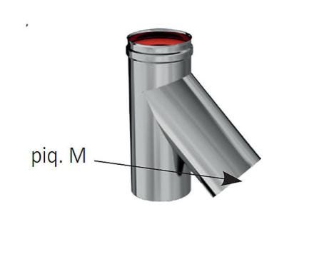 TE A 135 INOX 316 CONDENS 130+JOINT    105130 TOLERIE EMAILLERIE NANT-SETEN  [105130]