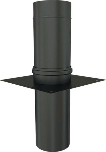 ACCESSOIRES POUR POELES PELLETS - Plaque de connexion téléscopique