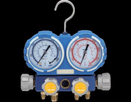 MANIFOLD 4 VOIES P.R410A+ACC. TF-VMG-4-R410AA TEDDINGTON-FRANCE  [TF-VMG4-R410AA]